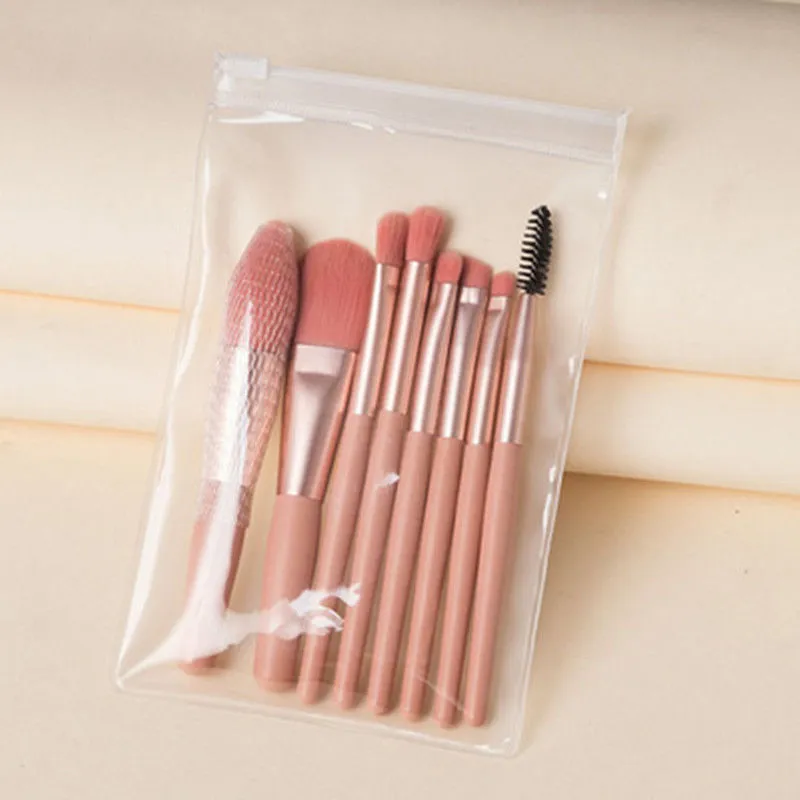 8PCS Macaron Makeup Brushes Set Eye Shadow Foundation Women Cosmetic Brush DIY Blush Powder Blending Beauty Soft Make Up Tools — image 2