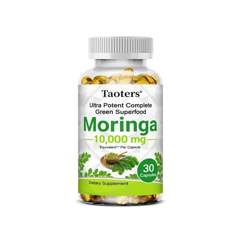 Moringa Capsules 1000mg - for Immune System Energy & Metabolism Antioxidant Promotes Digestive and Brain Health