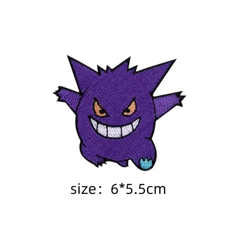 Cloth Patch Pikachu Clothes Stickers Sew on Embroidery Patches Applique Iron on Clothing Cartoon DIY Garment Decor — image 38