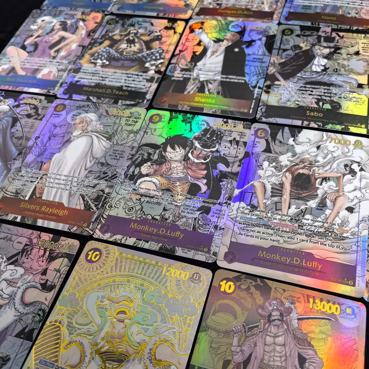 22Pcs/Set OP01-OP11 OPCG ONE PIECE Collection Card Roronoa Zoro Monkey D. Luffy Sabo Nami GOLD.ROGER DIY English Version Gift — image 5