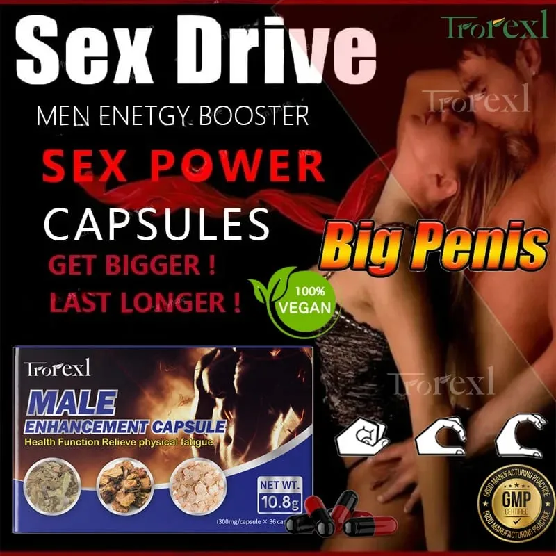 Horny Goat Weed Capsule 36 Tablets 100% Pure Non-GMo Supports Reproductive Health Natural Energizer — image 5