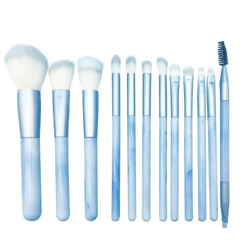 10/14Pcs Makeup Brushes Set EyeShadow Foundation Women Cosmetic Loose Powder Blush Super Soft Blending Make Up Brush Beauty Tool — image 13