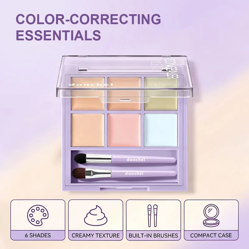 10Pcs Lip Balm Lipstick Concealer Palette Nudes Eyeshadow Palette Makeup Brushes Xmas Drawstring Bag Woman Makeup Christmas Gift — image 3
