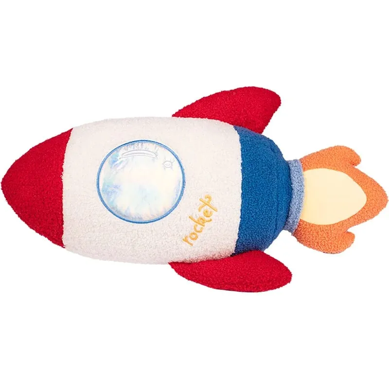 60CM Plush Rocket Astronaut Toy Stuffed Spaceship Throw Pillow Home Decor Birthday Gift Space Discovery Educational Toy — image 12