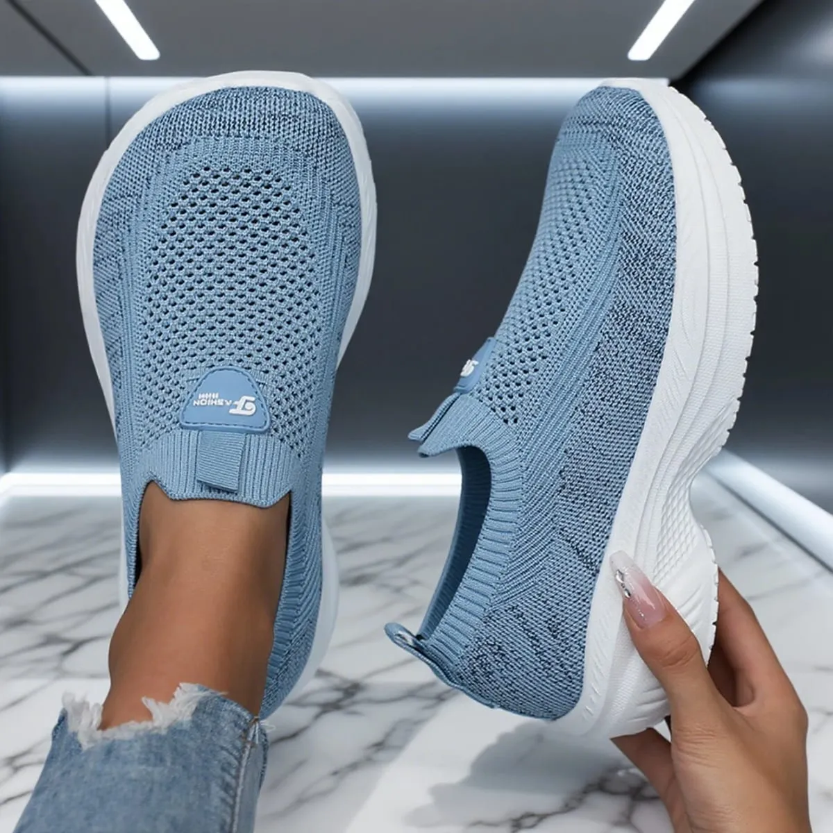 Barefoot Shoe Wide Footed Thick Soled Shoes for Both Men and Women 2025 New Spring Mesh Sports Shoes for Casual Tennis Female — image 2