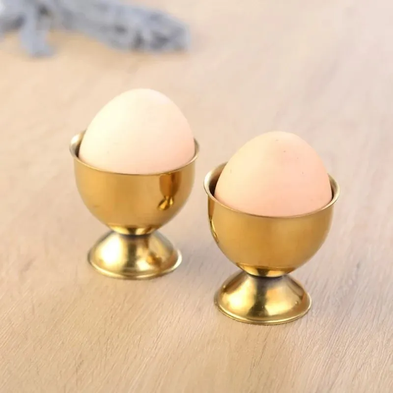 Stainless Steel Soft Boiled Egg Cups Egg Holder Tabletop Cup Kitchen Tools Sets Breakfast Steam Rack Mold For Eggs Poach