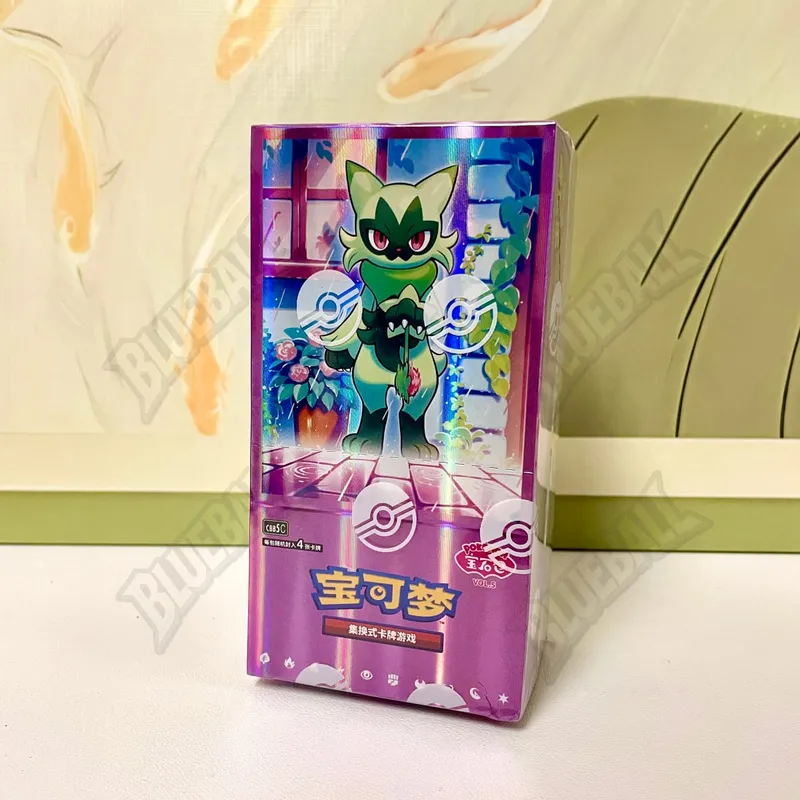 Pack de gemmes pokemon Violet écarlate Original Vol6, boîte fine TCG, cartes de combat à collectionner, Version chinoise simplifiée, jouets, cadeau — image 4