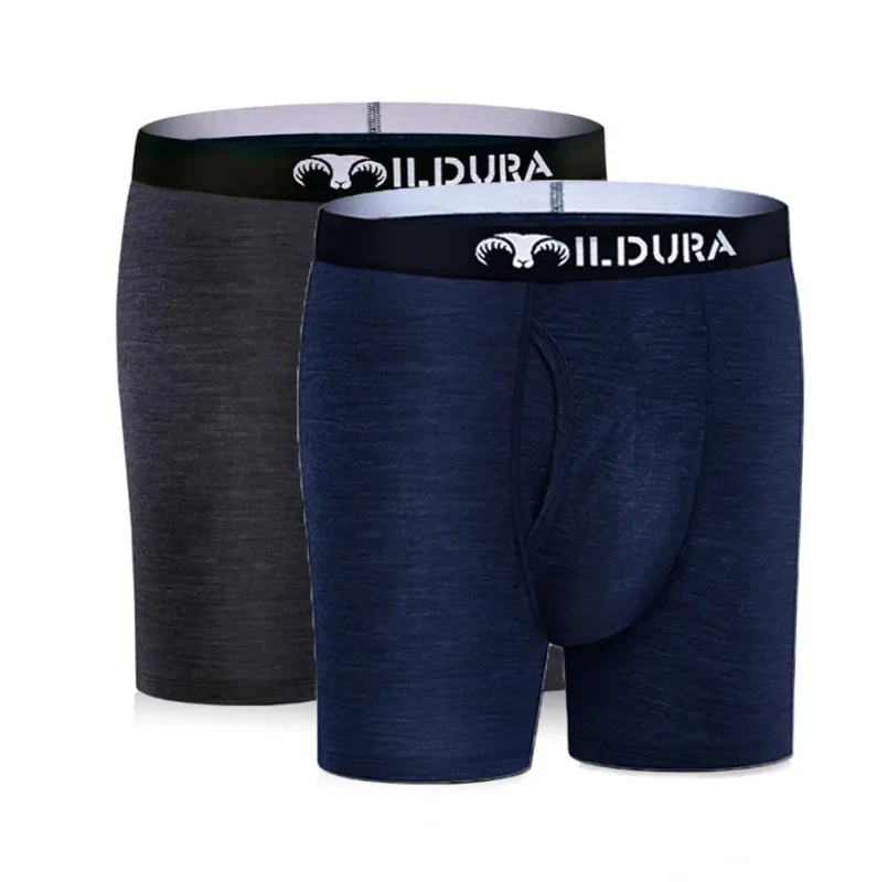 100% Merino Wool Boxer Briefs Men Underwear Merino Wool Boxer Underpants Men Boxer Brief Moisture Wicking Breathable Soft 180G — image 23