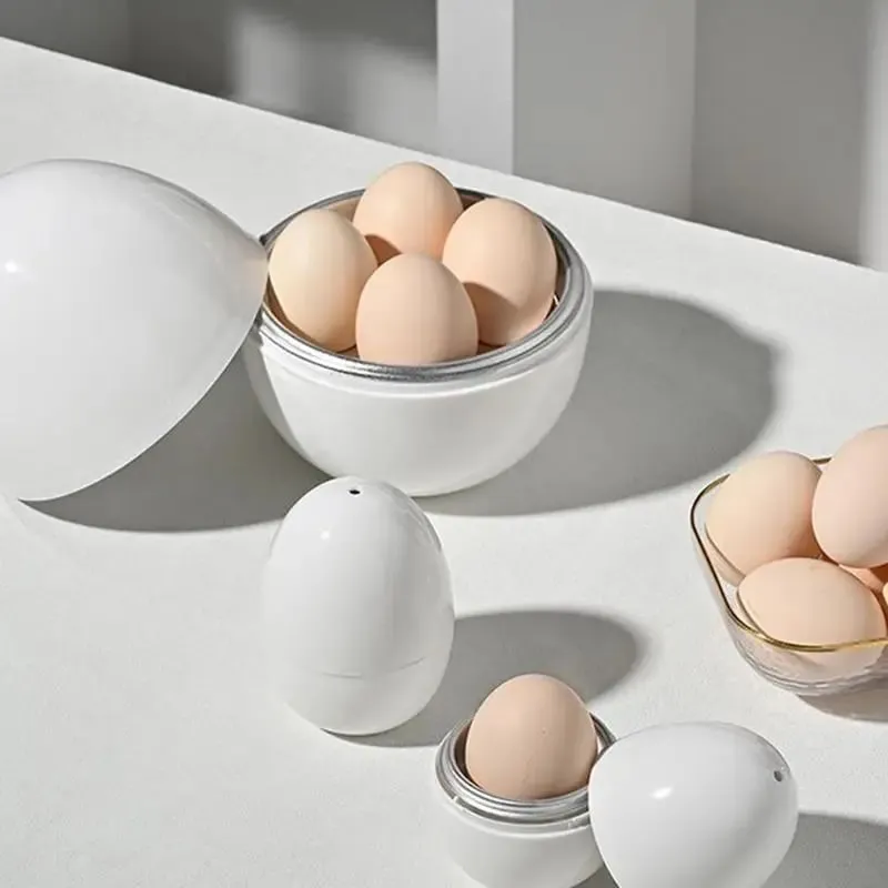 Microwave Egg Poacher Microwave Boiled Egg Maker Cooking Accessories Rapid Egg Cooker Egg Steamer for Hard Soft Boiled Egg
