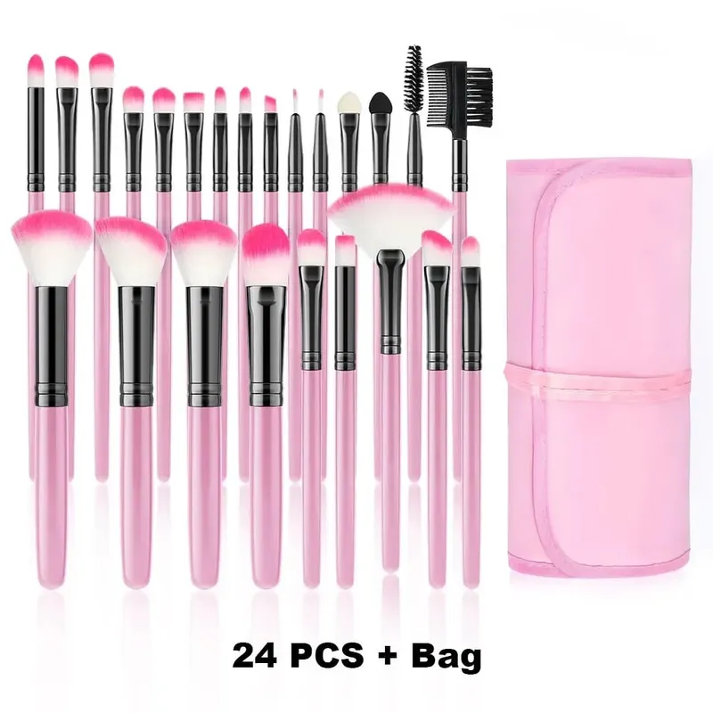 New 10/32PCS Makeup Brushes Set Soft Fluffy Powder Foundation Contour Blush Concealer Eyeshadow Blending Highlighter Beauty Tool — image 12