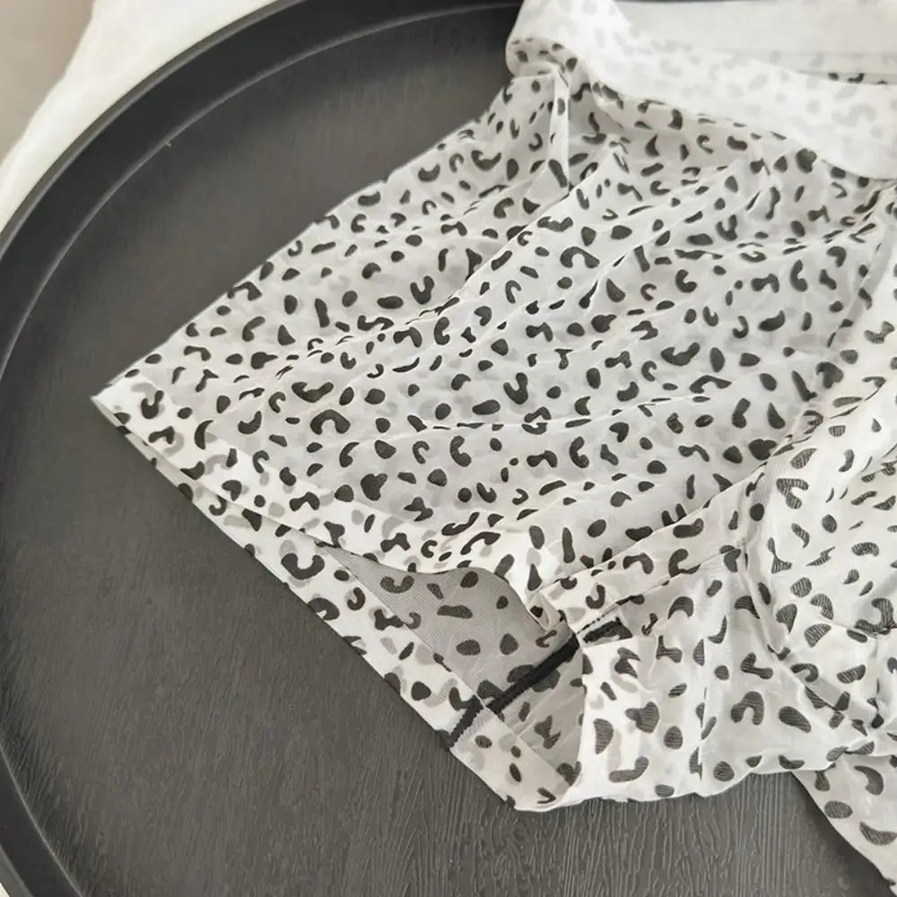 Celana Boxer Sutra Es Tipis Modis Celana Boxer Motif Macan Tutul Garis Tembus Pandang Celana Dalam Perasaan Dingin Mulus Sejuk Setiap Hari — image 13