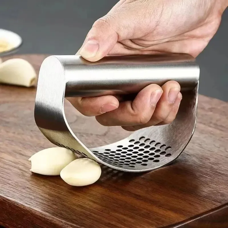 Ruční nerezový mlýnek na česnek Drtič česneku Lis na ovoce Zelenina Kuchyňský Gadget Ruční kuchyňské roboty — image 2