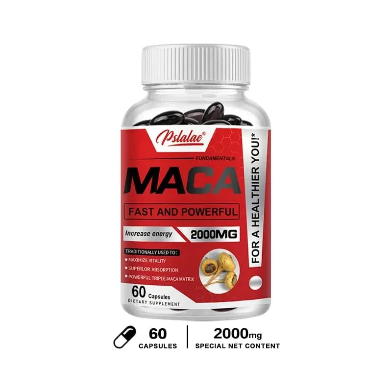 Maca Root Capsules - Boost Endurance & Strength To Maximize Vitality and Performance Muscle Mass Improve — image 9