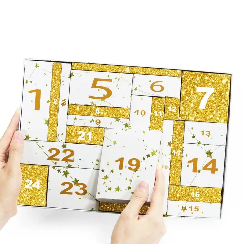 24 Days Beauty Advent Calendar Makeup Set 24pcs Christmas Countdown Calendar Make Up Lip Gloss Lipstick Cosmetic — image 5