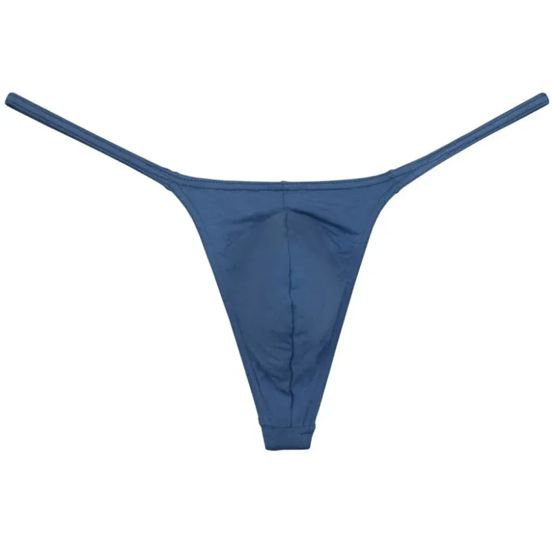 Men Modal String Thong Underwear Male Minimal Coverage Hipster T-back Jock Strap — image 14