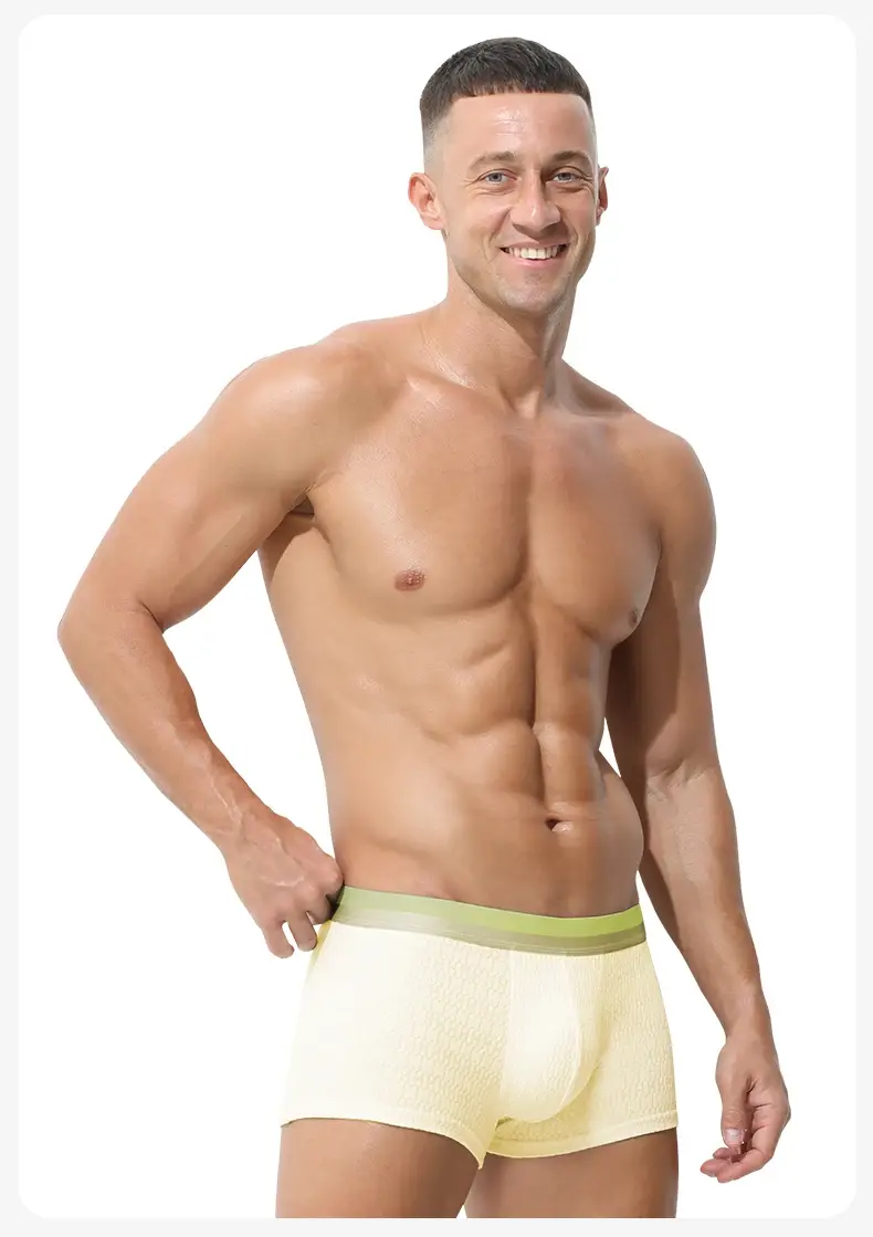 Men's cotton underwear men's boxers summer thin trend boys sports boxers antibacterial boxers