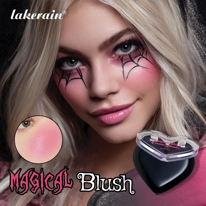 Halloween Gothic Makeup Kit High Saturated Color Long-Lasting Easy Off Safe Formula Blush Lip Crayon Mascara for Daily & Party — image 4