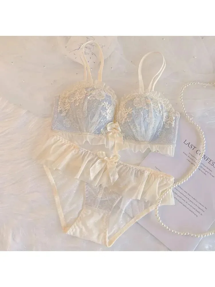 작은 가슴을위한 브래지어 무선을 밀어 올리십시오. 처짐 방지 레이스 Bralette 여성용 패딩 란제리를 강화하고 컴포트 브래지어를 들어 올리십시오. — image 6