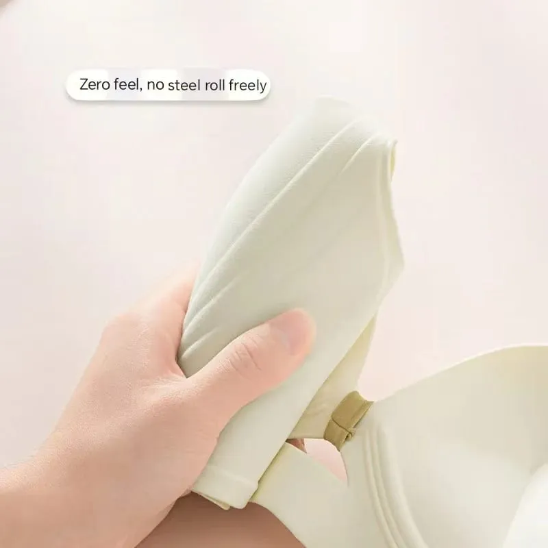 Sexy Seamless Push Up Lingerie For Women Small Breast Gathering Show Big Collect Auxiliary Breast Comfortable and Breathable Bra — image 6