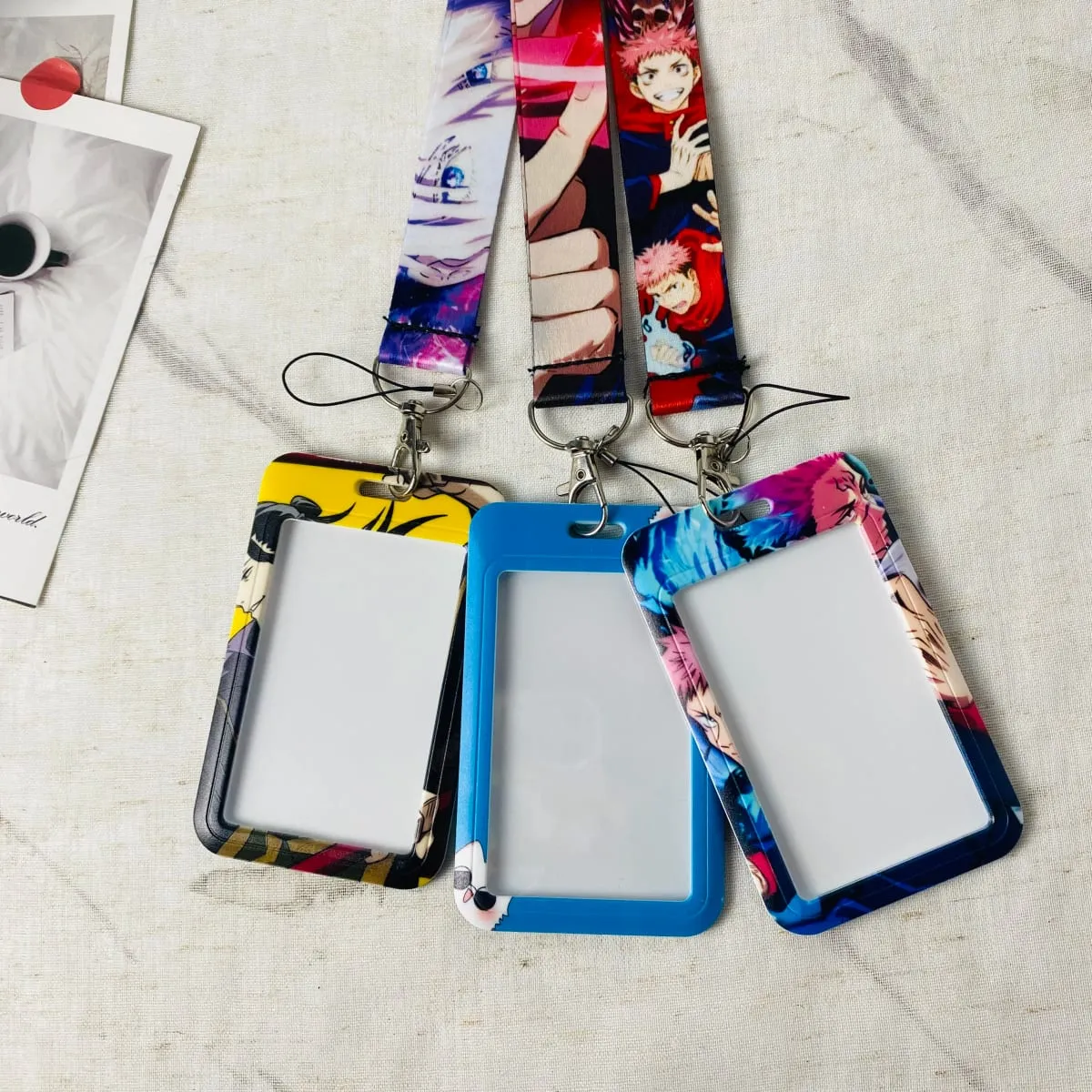 Anime Lanyard For Keychain ID Card Cover Passport Student USB Badge Holder Cool Neck Straps Accessories Friends Gifts — image 2