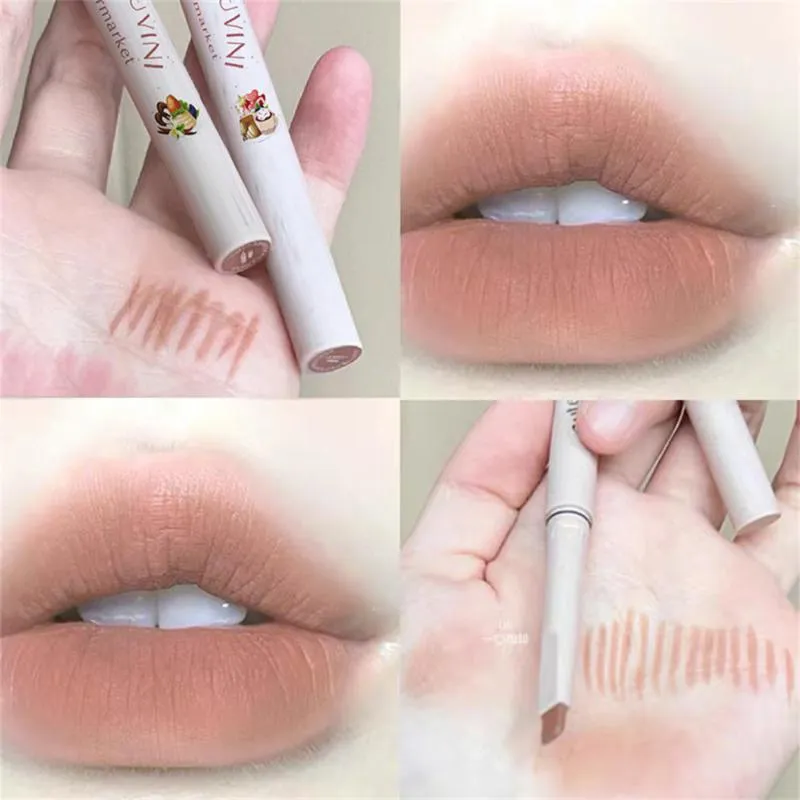 Nude Lip Liner Pencil Smooth Outline Lip Shape Waterproof Long-Lasting Matte Lipstick Pen Makeup for Natural Lips — image 2