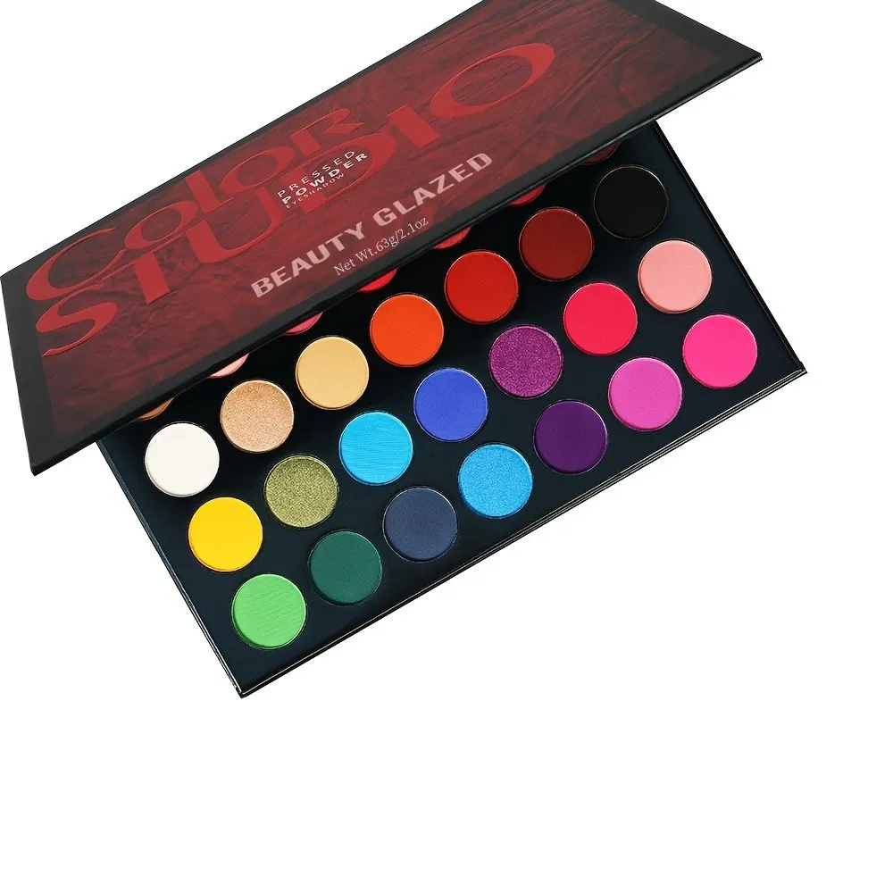 Beauty Glazed Eyeshadow Palette 35 Colors Matte Shimmer Natural Smokey Glitter Makeup Set for All Skin Types — image 3
