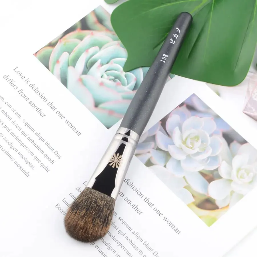 1pc Blush Makeup brushes P108 Blush shadow Powder contour Bronzer Make up brush Professional cosmetic tool Squirrel hair