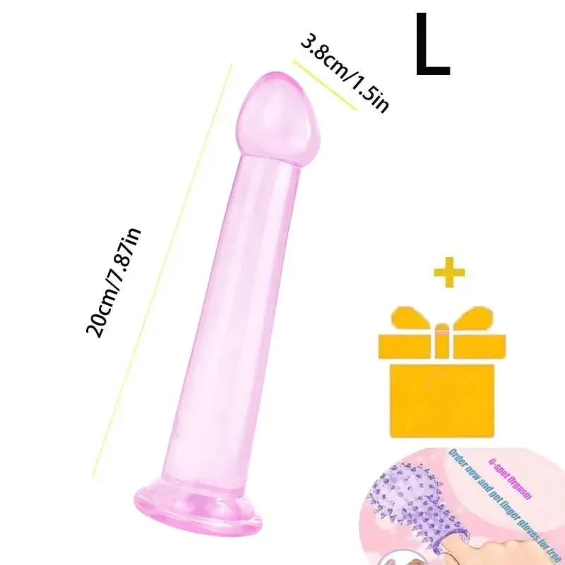 Transparent Realistic Dildo Strong Suction Cup No Vibrator Women Masturbator Anal Realistic Dick Sex Toys For Women Sex Shop 18 — image 14