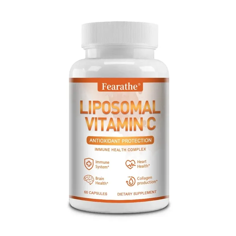 Vitamin C Liposomal tự nhiên - Hệ thống miễn dịch & Tăng cường Collagen Hấp thụ cao Vitamin cho da Ăn chay thuần chay không biến đổi gen