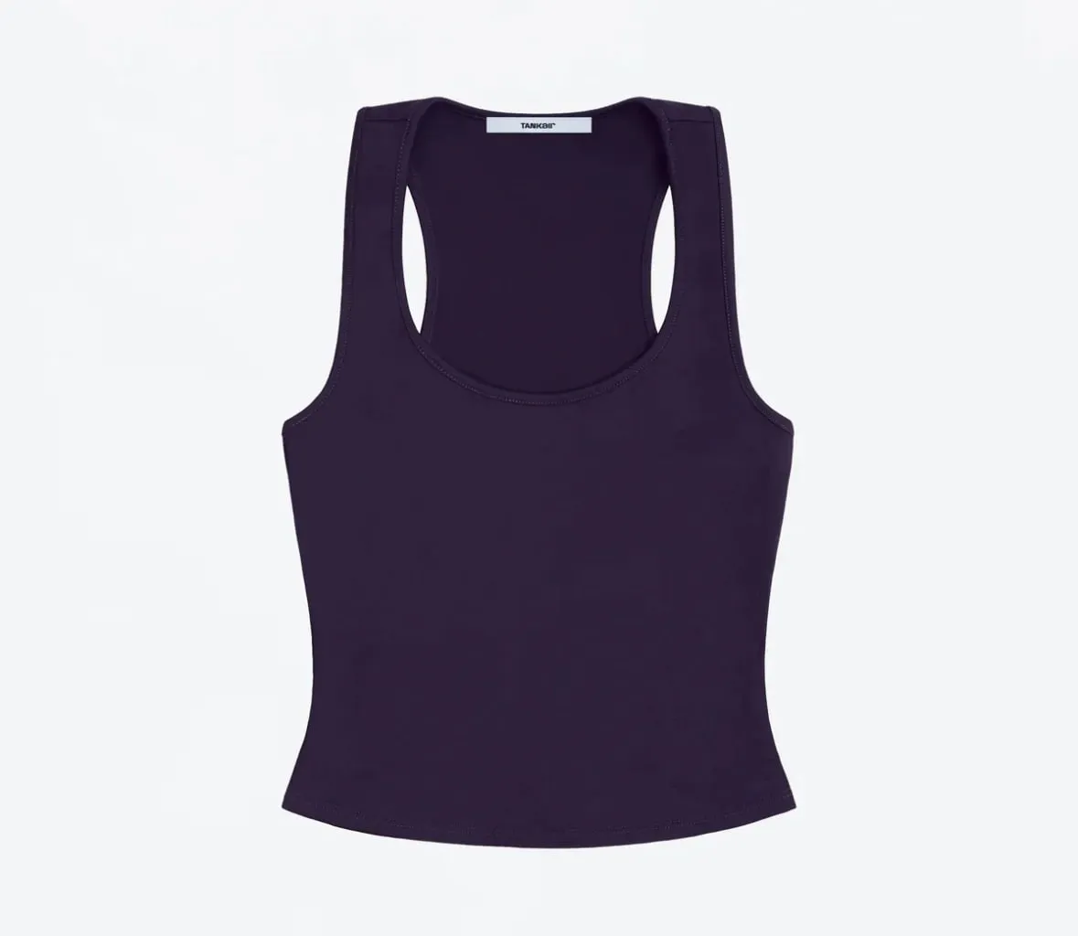 Tank Classic X-shaped Backless Baby Blue and Misty Gray Multi-color Comfortable Elastic Waist Tight Fit Backless Top — image 12