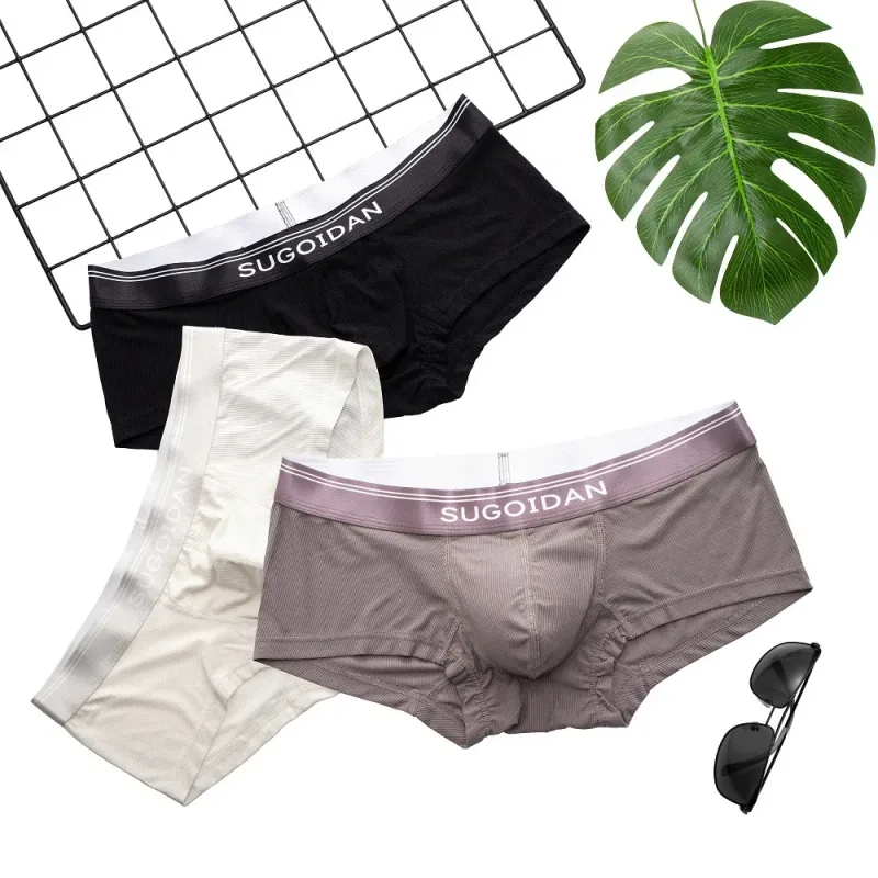 Threaded Modal Men's Pants Sexy Comfortable Pants Low Waist Sports Pants — image 6
