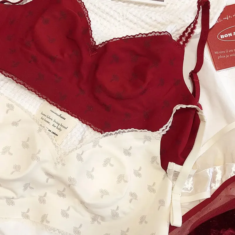 Autumn Winter Warm Velvet Trackless Bra Set Comfortable Wireless Lightweight Comfortable Lingerie For Women Sexy Underwear Sets — image 4