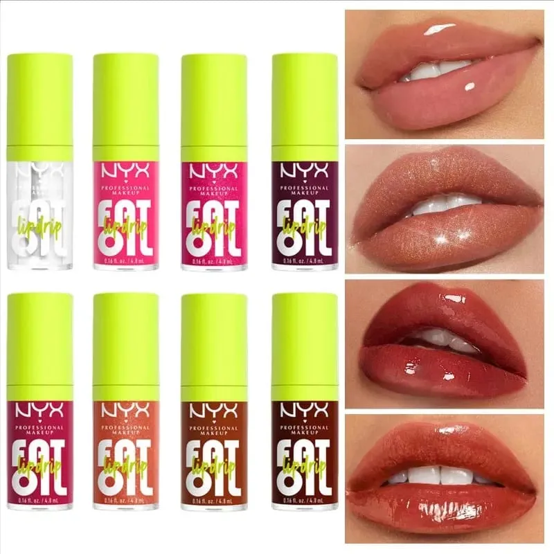 NYX Fat Oil Lip Drip Lip Gloss Deeply Moisturizes Lips Mirror-Like NonSticky Sexy Lip Gloss Glaze Korean Fashion Lipstick Makeup — image 4