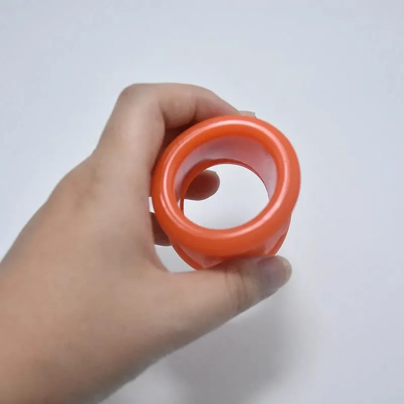 ชาย Ball Stretcher Scrotum แหวนอวัยวะเพศชายล็อค Sperm อวัยวะเพศชาย Cock แหวน Testis Restraint Penile Erection BDSM Sex ของเล่นสำหรับชายเวลา
