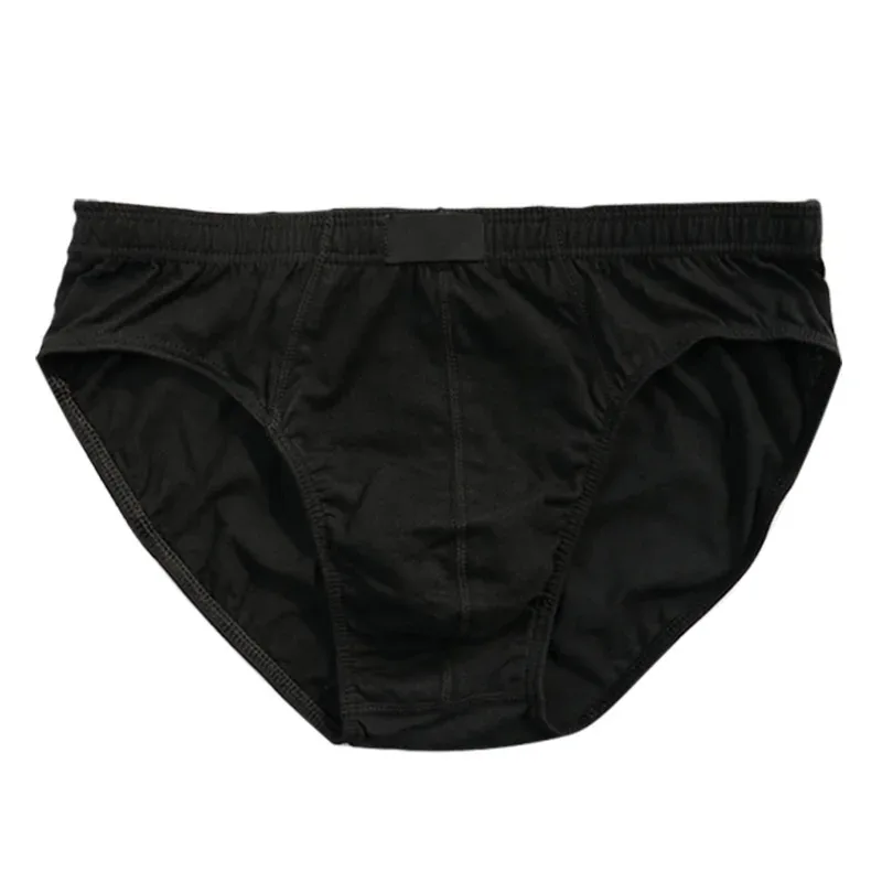 2 Pcs/Lot Men's 100% Cotton Briefs Comfortable Underpants Male Breathable Underwear Lingerie Panties Plue Size Xl -5XL