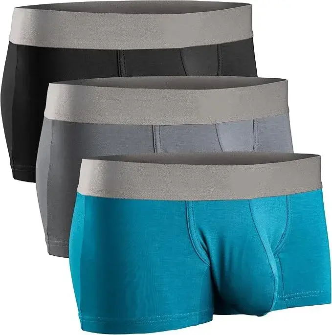 Slip boxer modali da uomo premium Intimo con custodia grande Rigonfiamento extra large che migliora il raffreddamento traspirante Boxer da uomo leggeri Mutandine — image 3