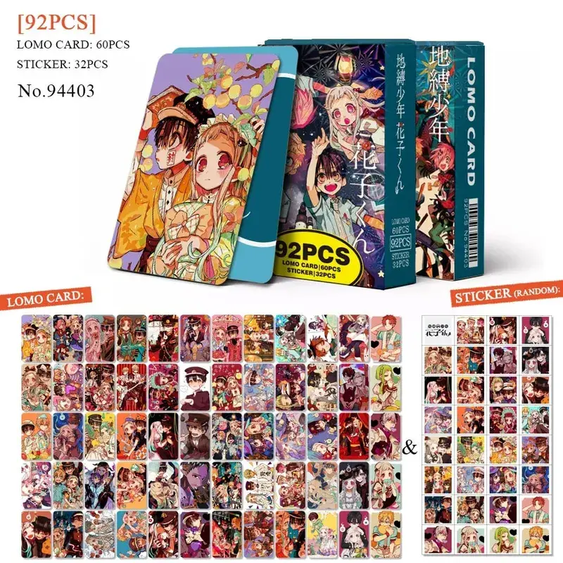 Anime atak tytanów‌ karta Lomo pocztówka zabawka Haikyuu aptekarz pamiętniki Honkai Star Rail karty kolekcjonerskie z naklejkami prezent