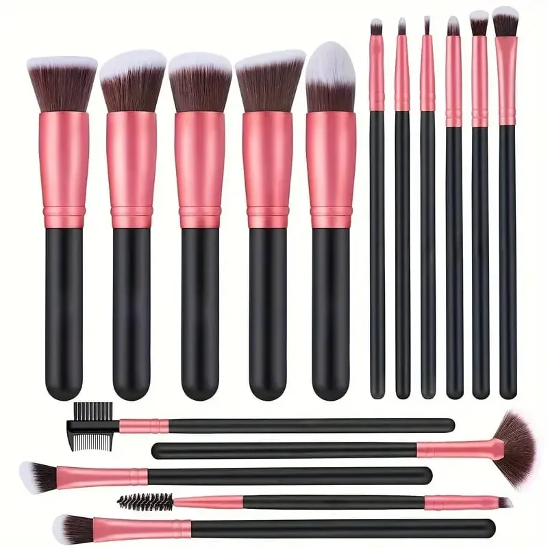 14-16PCS Professional Makeup Brushes Set Premium Makeup Kit Synthetic Hair Foundation Power Eyeshadows Blending Beauty Tools — image 13