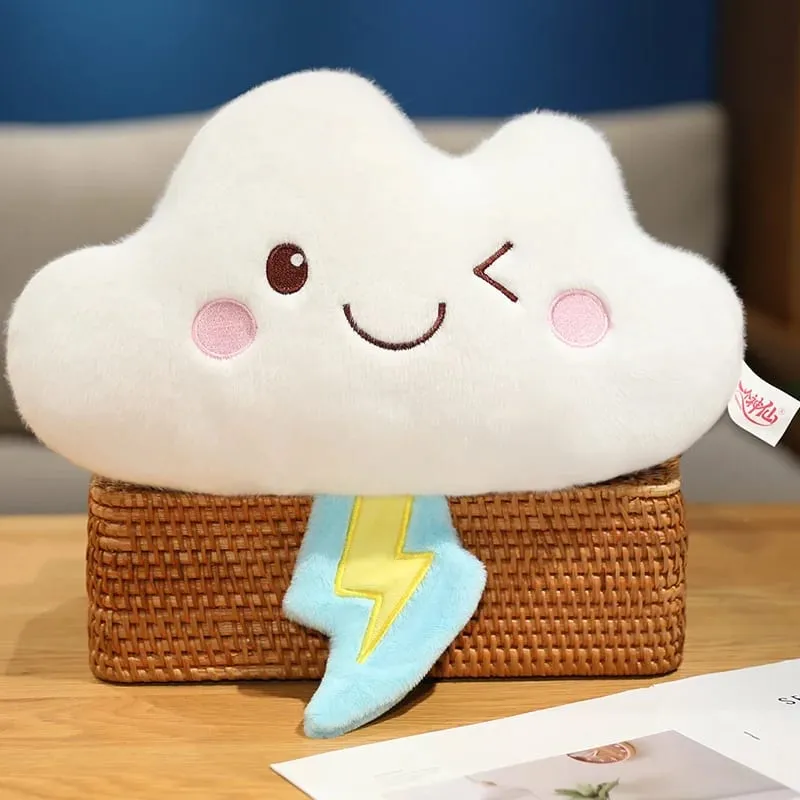 15/30CM Lovely Sky Series Plush Toy Sun & Cloud & Dark Clouds Plushie Pillow Pendant Toy Kawaii Birthday Gift — image 11