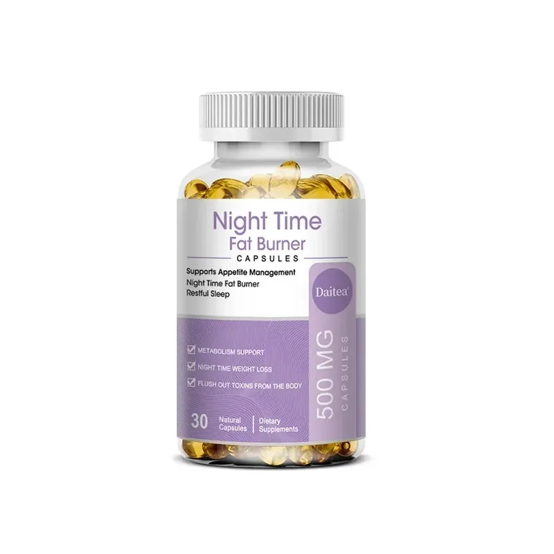 Nighttime Fat Burner Sleep Supplement and Appetite Suppressant for Men and Women - Metabolism Detoxification