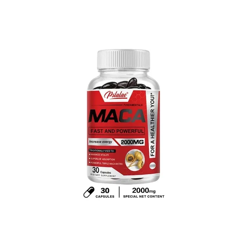 Maca Root Capsules - Boost Endurance & Strength To Maximize Vitality and Performance Muscle Mass Improve — image 8