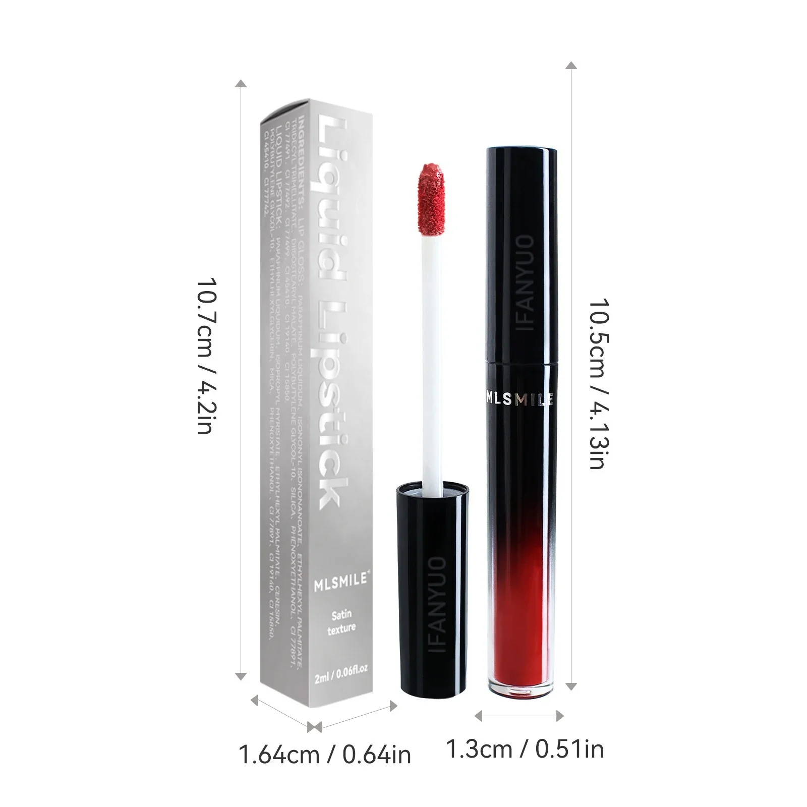 Waterproof Liquid Velvet Matte Lipstick Transparent Moisturizing Lip Oil Pearlescent Rich Color Lipgloss Tint Lasting Cosmetic — image 7