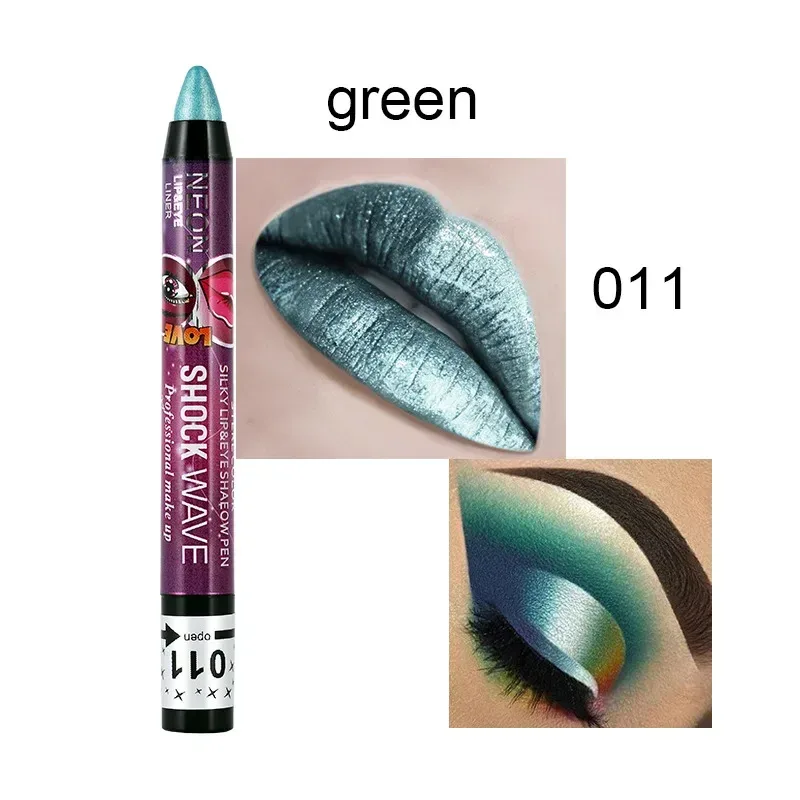2 In 1 Eyeshadow Lipstick Stick Pencil Waterproof Glitter Matte Eye Shadow Makeup Pigment Eyeshadow Pen — image 30