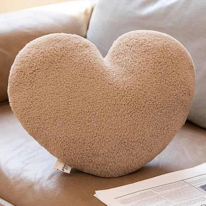 INS Plush Hear Throw Pillow Cute Clover Soft Doll Home Sofa Decoration Pillow Cushion Kids Toys Birthday Gift