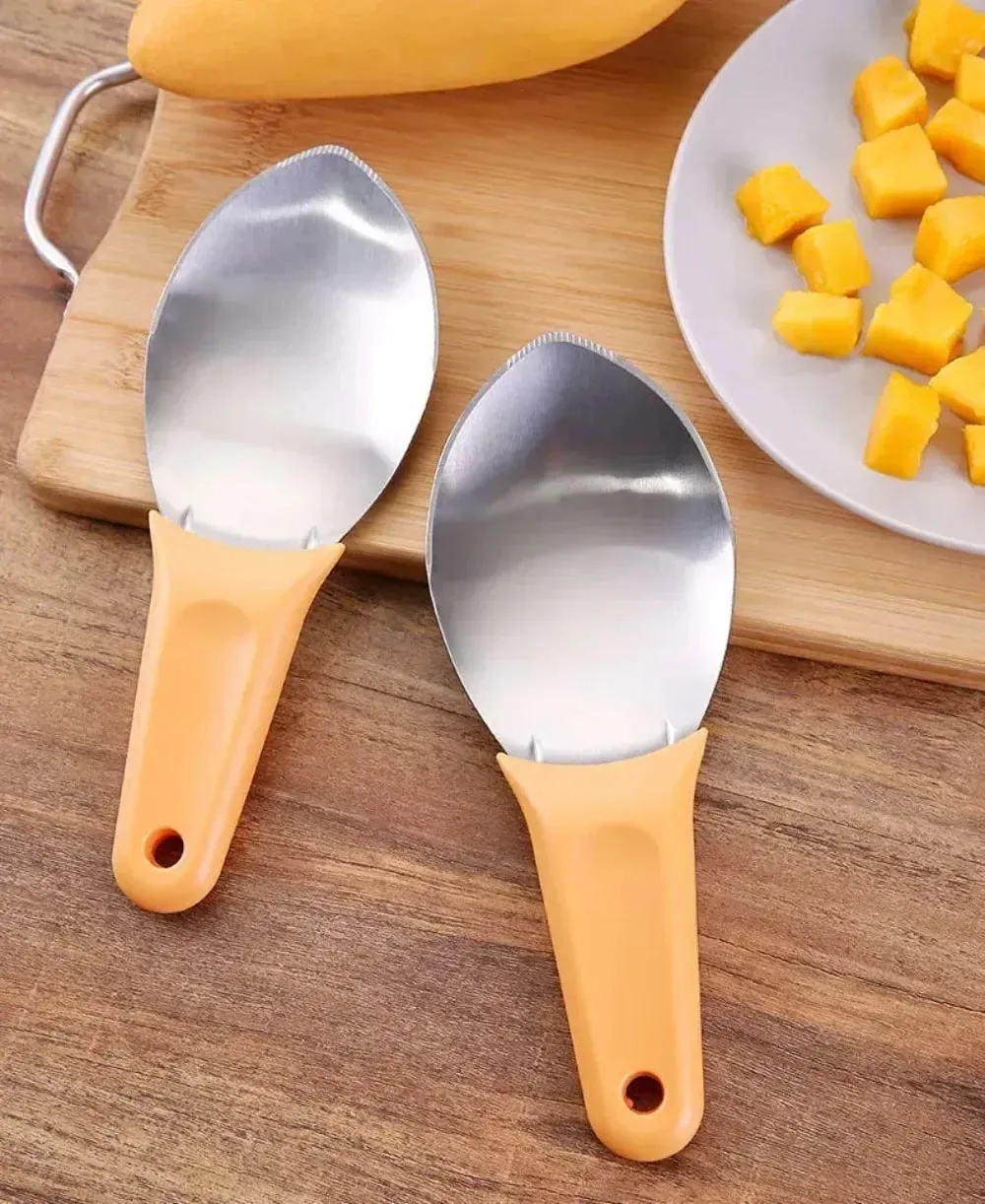 Hot Multifunctional Mango Spoon Mango Knife Cutting Granule Tool Peeler Peeler Mango Avocado Scoop Kitchen Fruit Tool — image 8