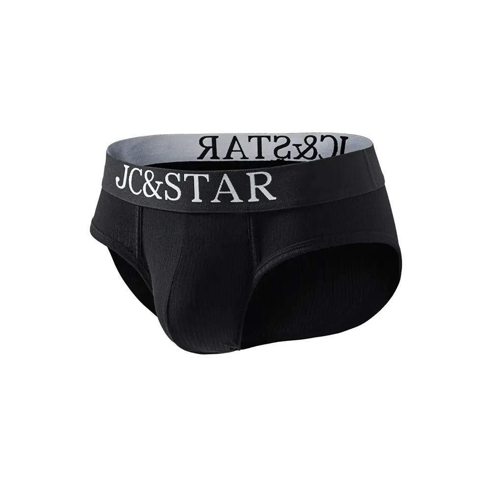 Sous-vêtements athlétiques à coupe haute pour hommes, slips en coton côtelé, confort de sport, Bikini Slip Tanga pour hommes — image 13