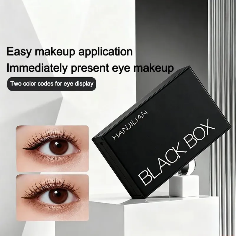 Waterproof Eye Makeup Stamping Pen Set Smudge Resistant Portable Eyeliner Stamp Pen Ultra Fine Long Lasting Eye Makeup Tools