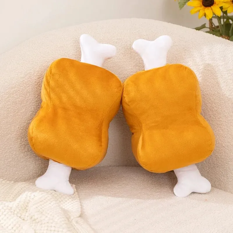 40 centimetri di Carne Con Osso Peluche Osso Cuscino Divertente Carne Scrivania Pisolino Cuscino Farcito Morbida Bambola Per Dormire Cuscino Del Divano Arredamento Della Camera — image 3