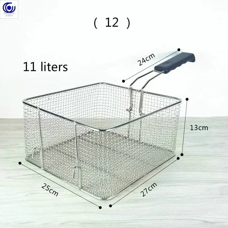 Stainless Steel Fryer Screen French Fries Frame Square Filter Net Encrypt Colander Shaped Frying Basket Fryers Meshed — image 21
