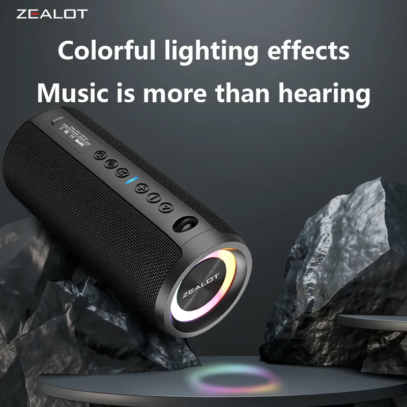 S51 Pro 40W Wireless Speakers Outdoor Portable Subwoofer Speaker 5200mAh Battery 24 Hours Playtime Loud Stereo.